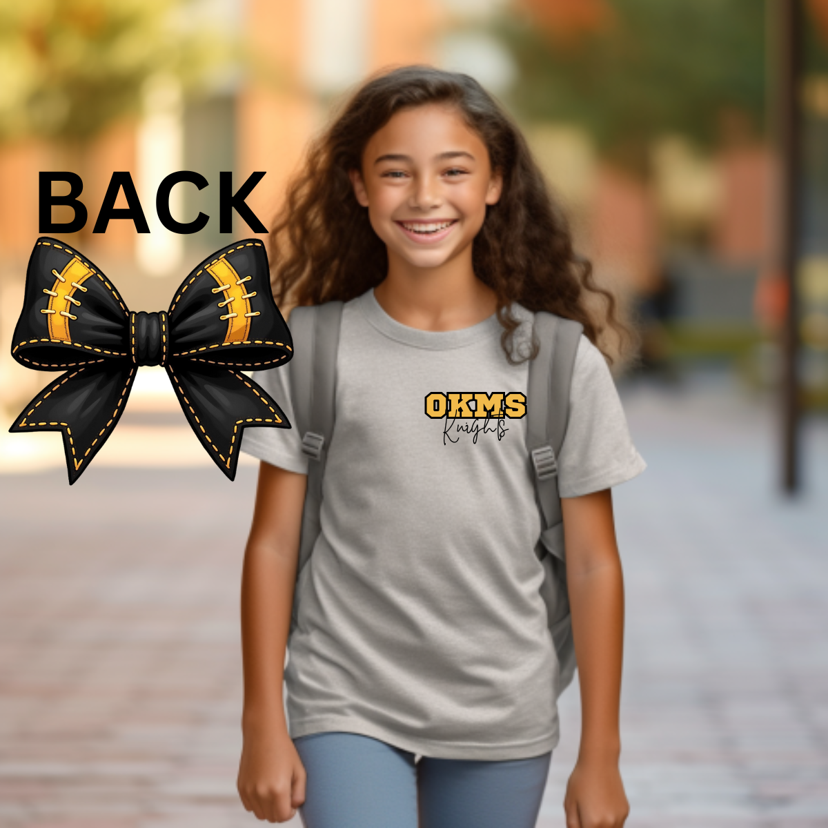 OKMS Bow Back T Shirt