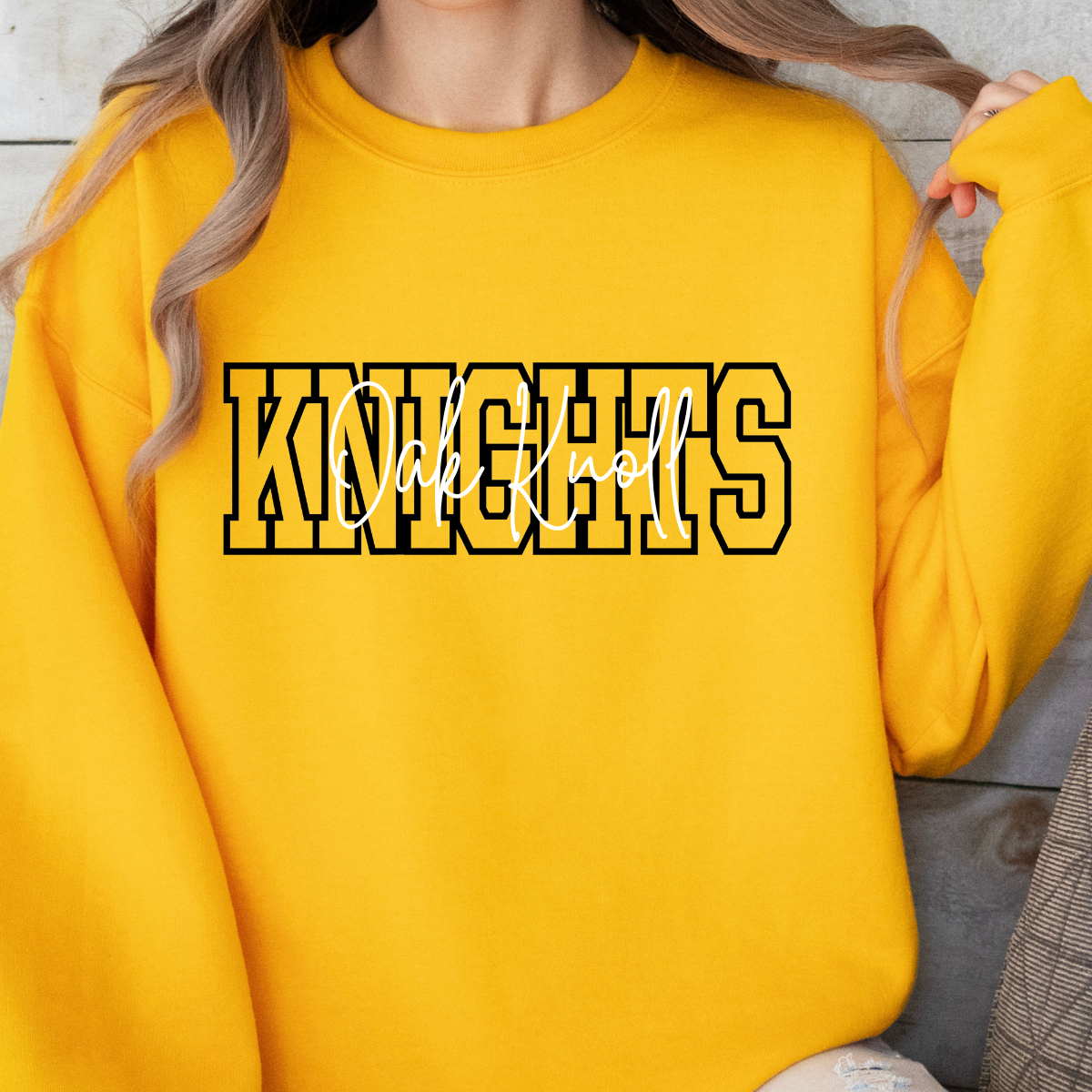 GOLD Block Letter KNIGHTS