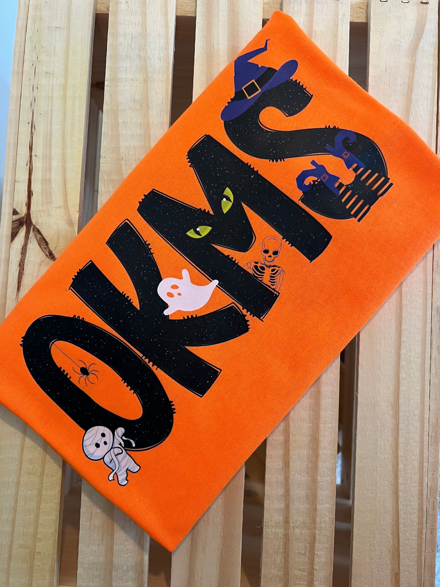 OKMS Green/Orange Halloween T-Shirt