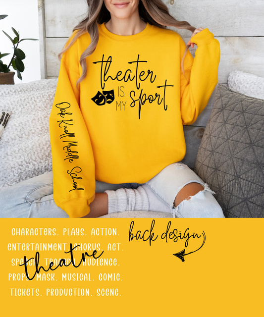 Gold Theater Sport Sweatshirt