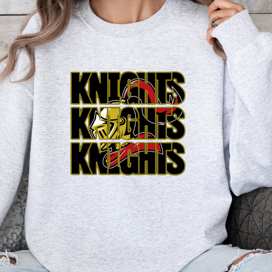 Triple Knights Crewneck