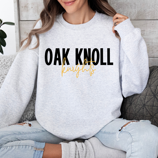 OAK KNOLL Block Letter Knights