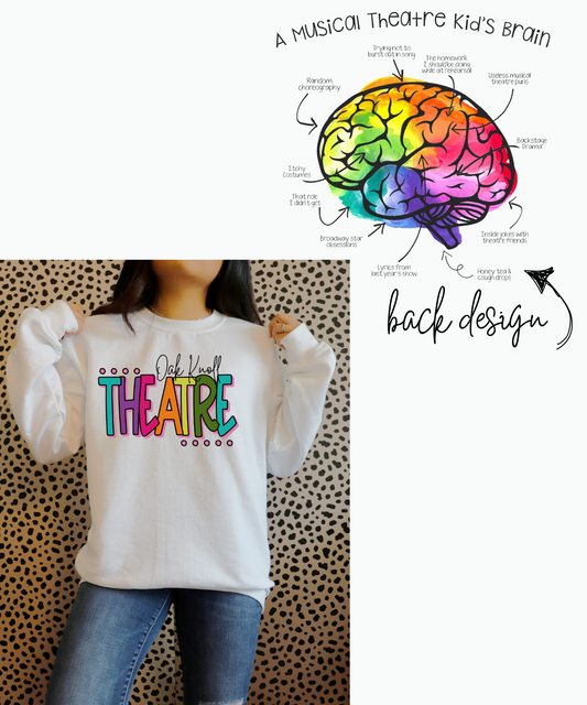 OKMS Theater Brain Sweatshirt