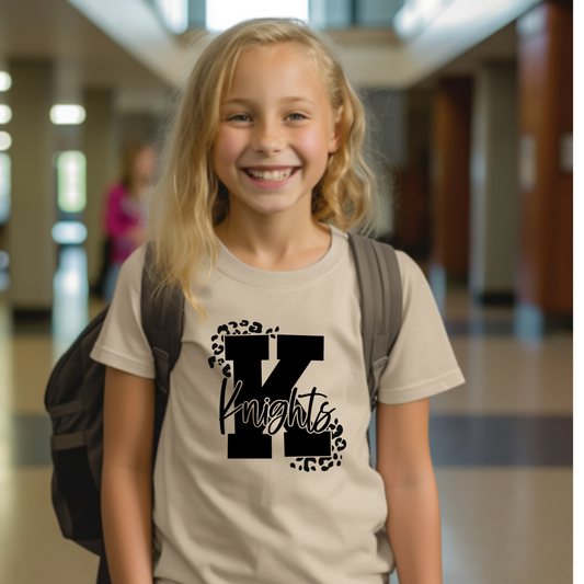 Cheetah Print Letterman K