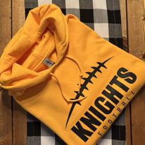 OKMS Football Gold Hoodie